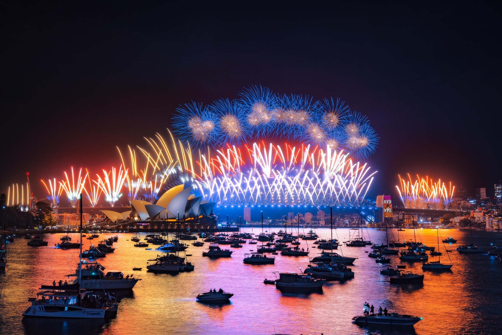 Fogo de artifício e espetáculo com imagens geradas por IA vão marcar o réveillon na Austrália