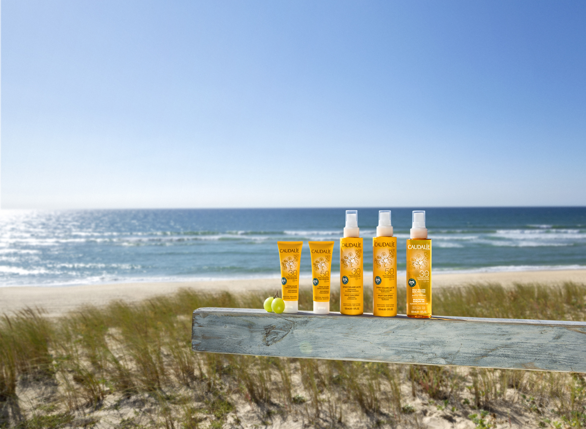 Caudalie lança gama de protetores solares que protegem os corais e o oceano