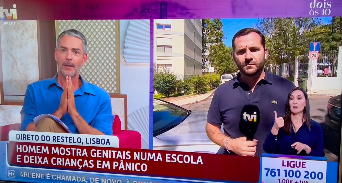“No Restelo, Bruno Genitais”. Cláudio Ramos comete gaffe em direto do “Dois às 10”. Veja o vídeo