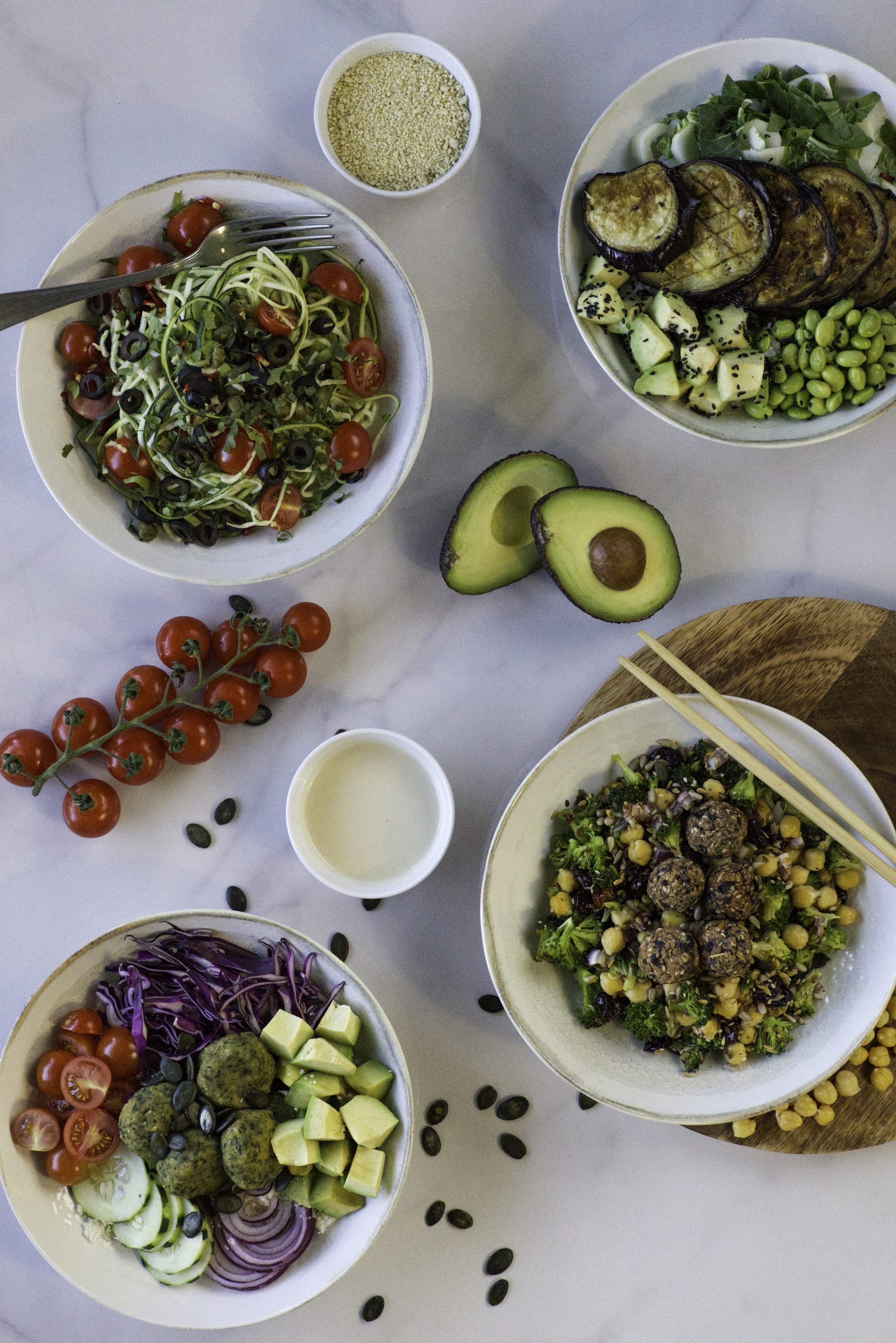 De falafel, feijão preto ou noodles de curgete. A BOWLsta tem 7 novidades vegan para provar