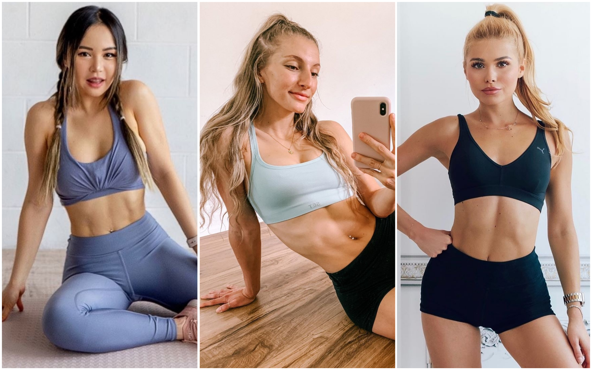 Quem são as três youtubers que nos dão treinos durante a quarentena?