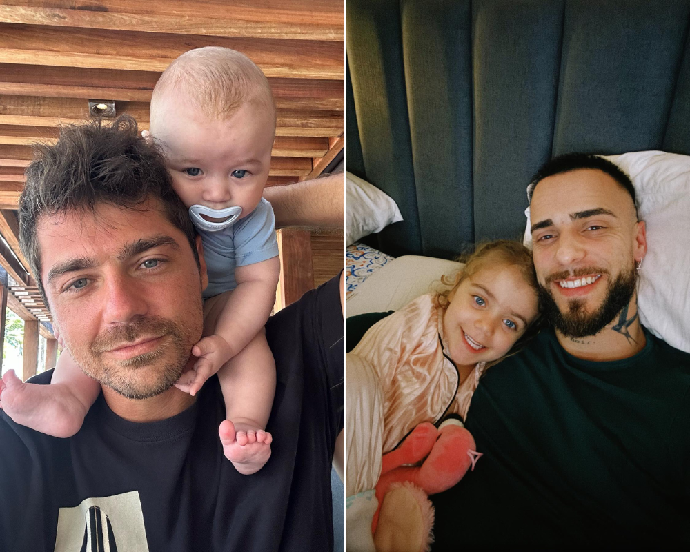 De Lourenço Ortigão a Diogo Piçarra. Veja as fotos amorosas dos famosos com os filhos