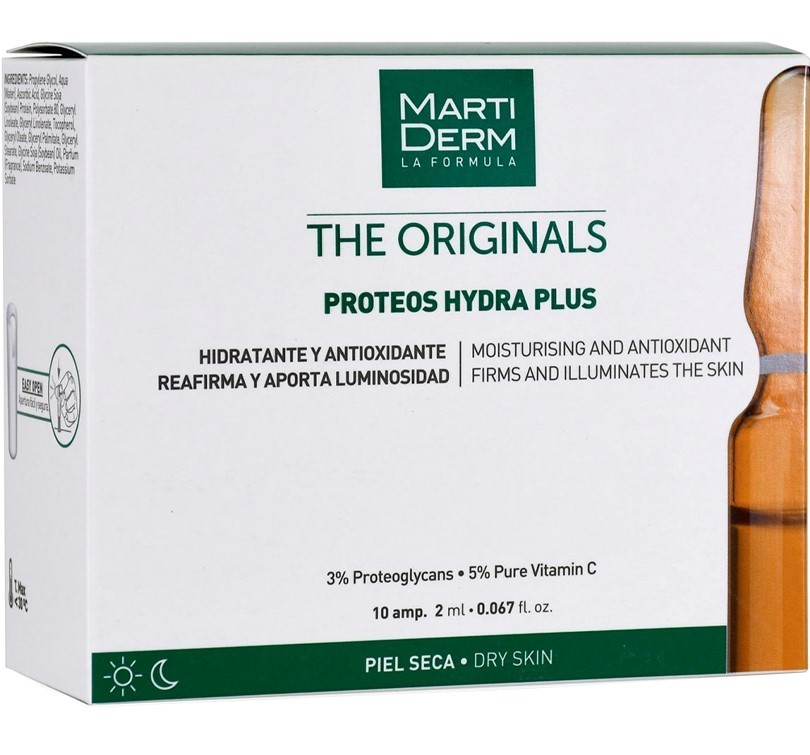 Martiderm, Proteos Hidratantes e Reafirmantes Pele Seca 10 ampolas