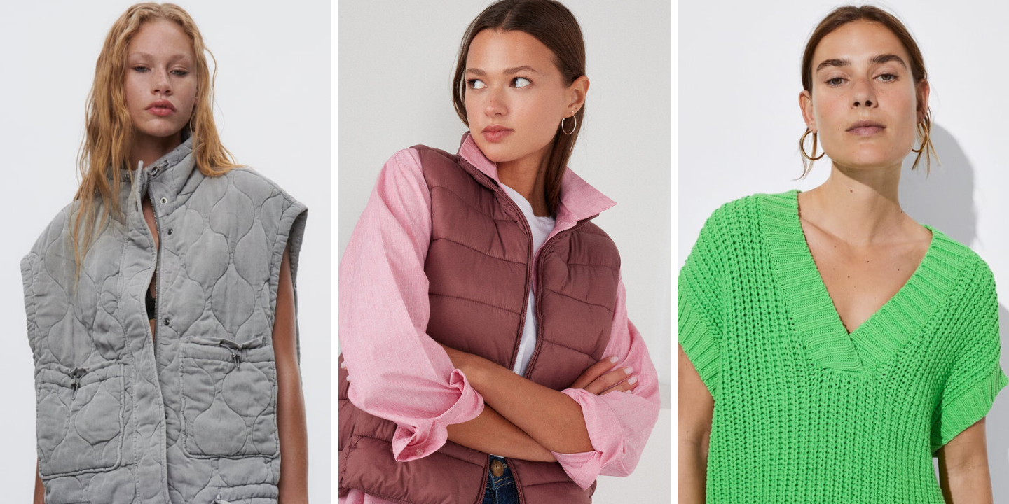 Precisa destes 10 coletes (desde 14,95€) no armário, se quiser sobreviver ao tempo instável com estilo