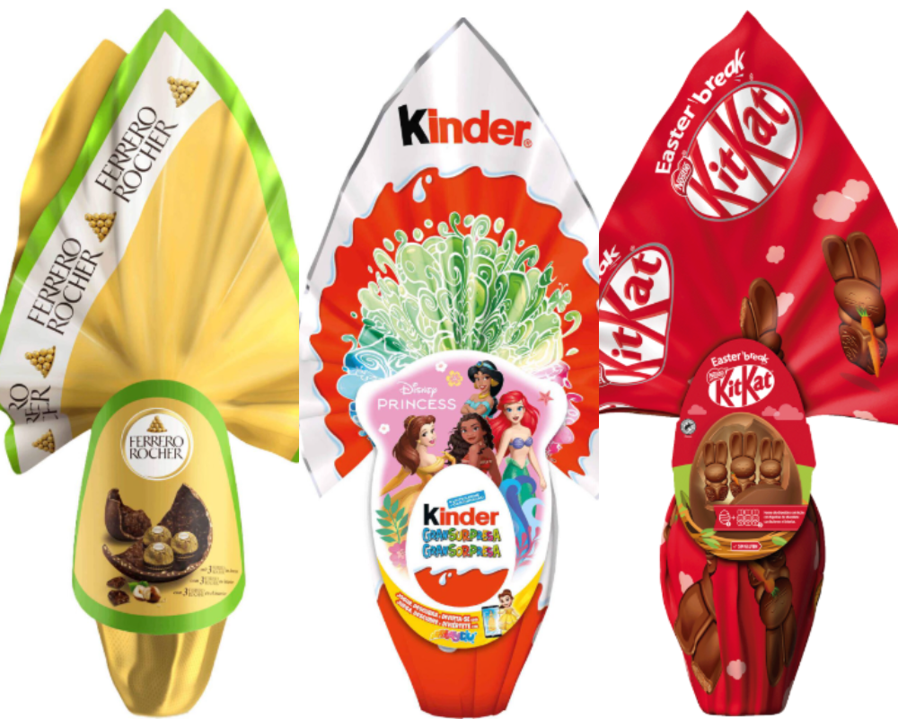 Do Kinder ao de Ferrero Rocher, quais são os ovos de Páscoa com mais calorias? Espreite a lista