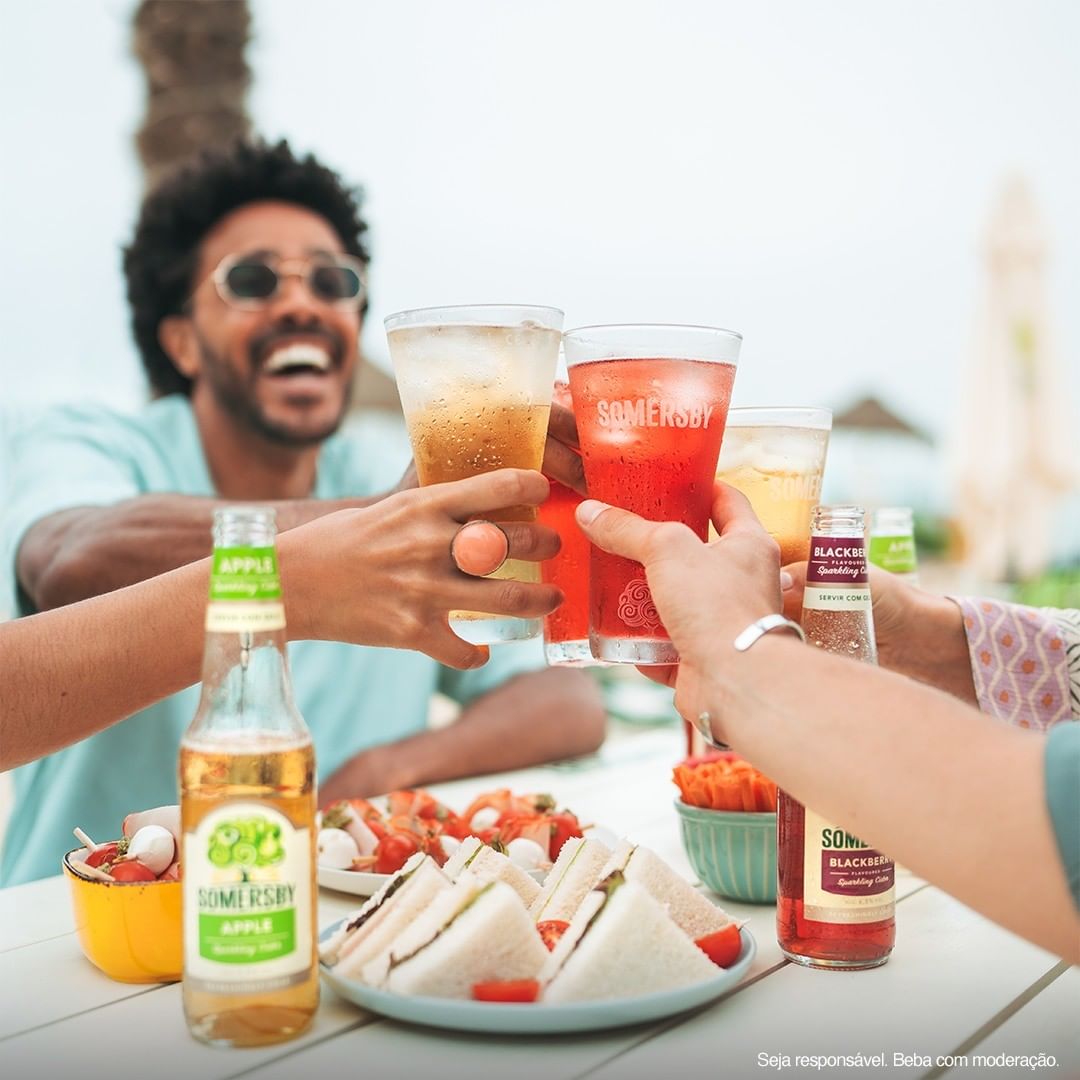 Mais um verão, mais uma sidra. Somersby lança novo sabor – e a combinação é contrastante