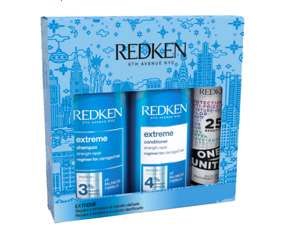 Redken, Coffret Extreme Shampoo + Condicionador + One United