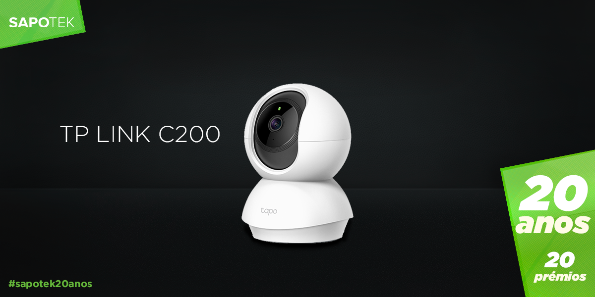 Passatempo SAPO TeK 20 anos 20 prémios: ganhe uma câmara TP-Link C200
