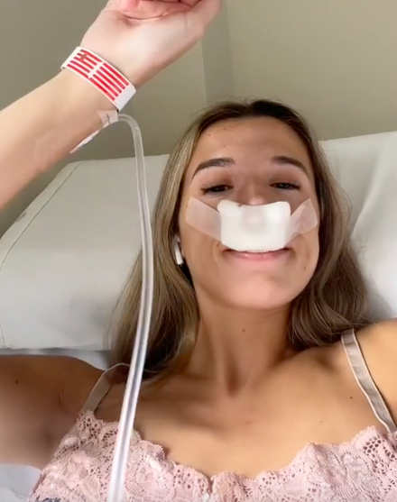 Esta tiktoker fez uma rinoplastia para que os filhos nasçam com um nariz bonito. Veja o vídeo