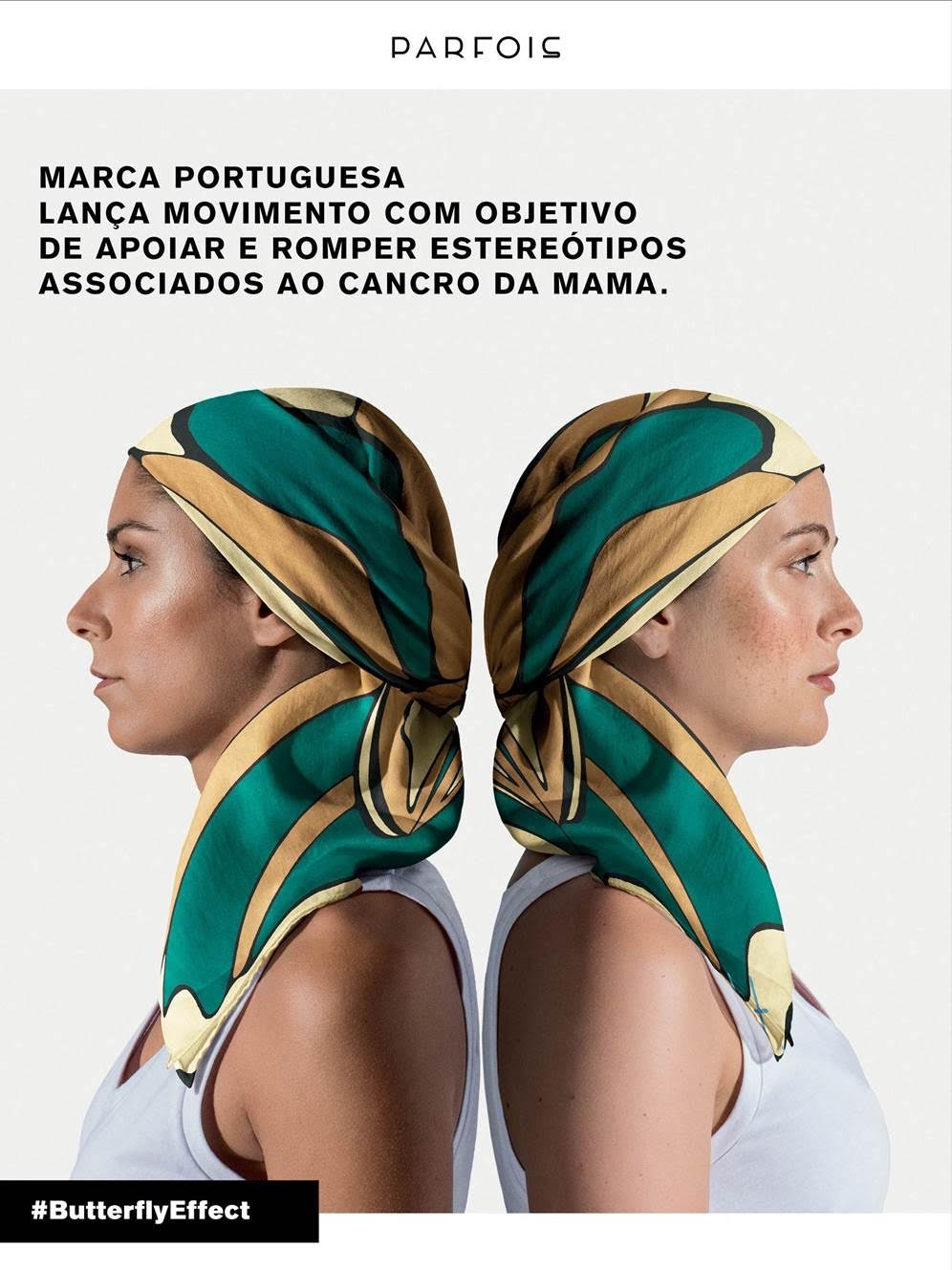 Parfois cria lenços de apoio à luta contra o cancro da mama