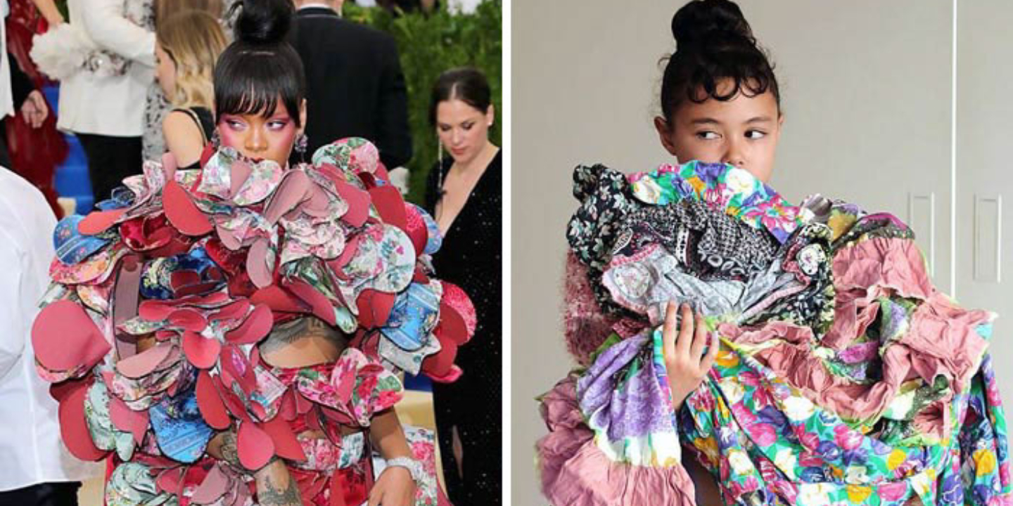 Instagrammer de 10 anos copia looks excêntricos de celebridades e o resultado é hilariante