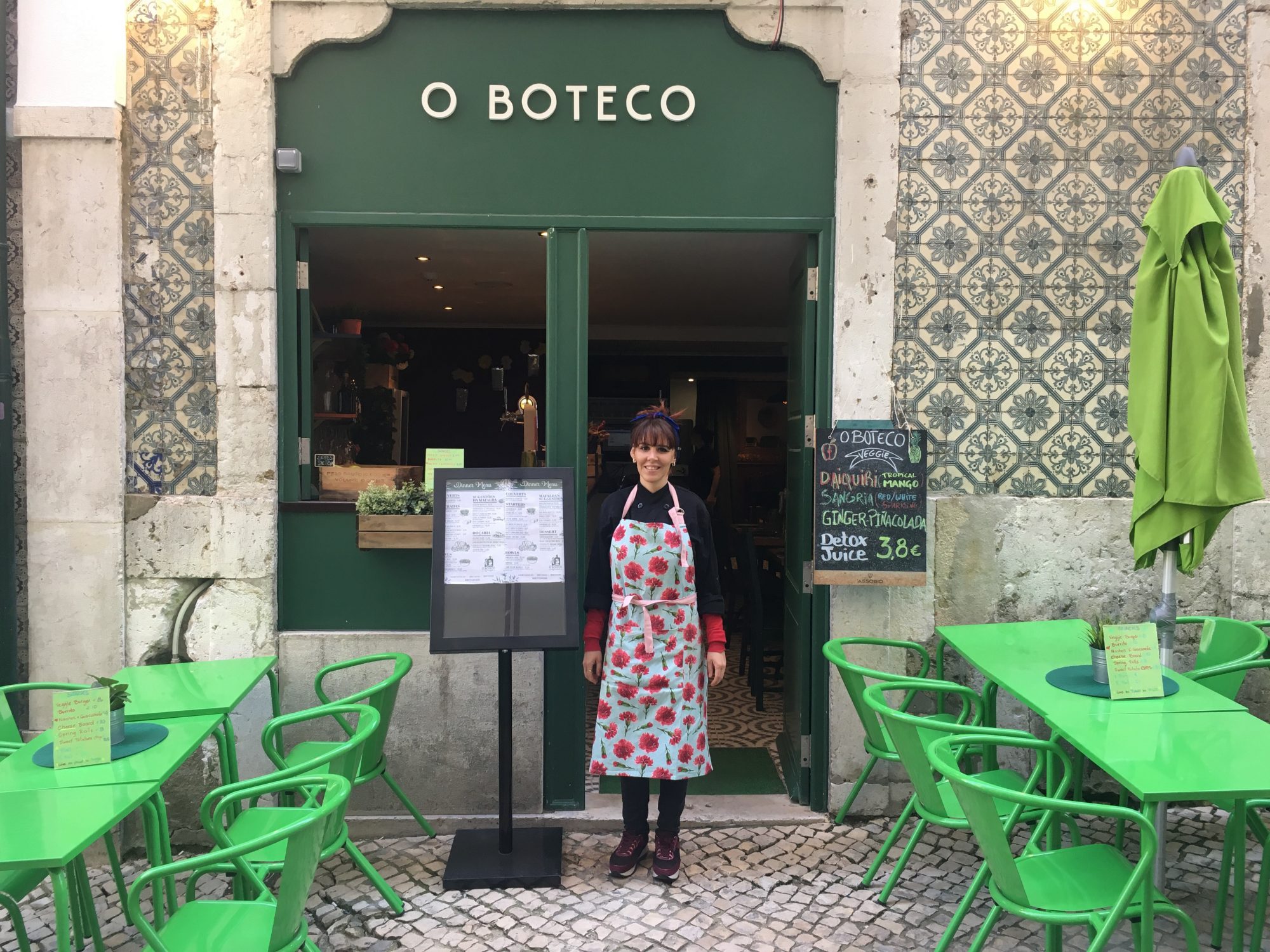 O Boteco Veggie da Mafalda. Onde havia posta mirandesa agora há lasanha de curgete