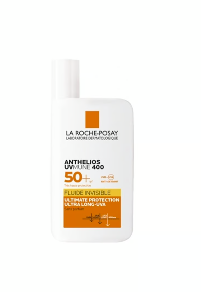 La Roche-Posay, Anthelios UVMune 400 Invisible Fluid Fragrance-Free SPF50+, 50ml