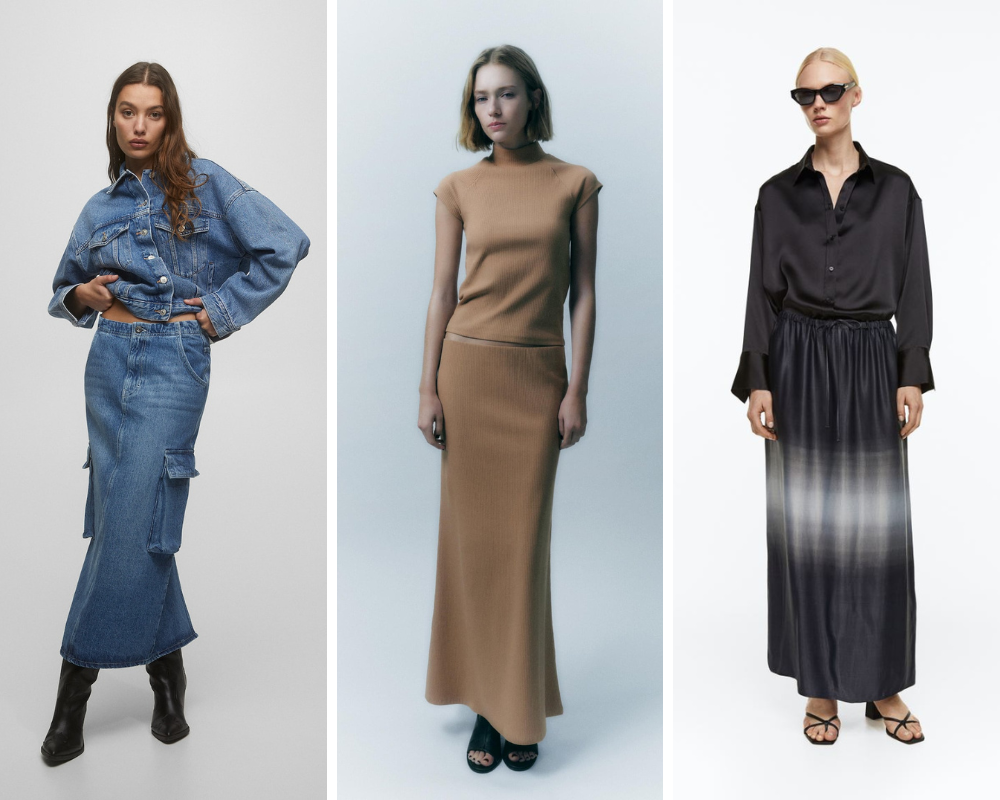 Adeus, minissaias. Converta-se à tendência das saias compridas com estas 13 peças desde 7,99€