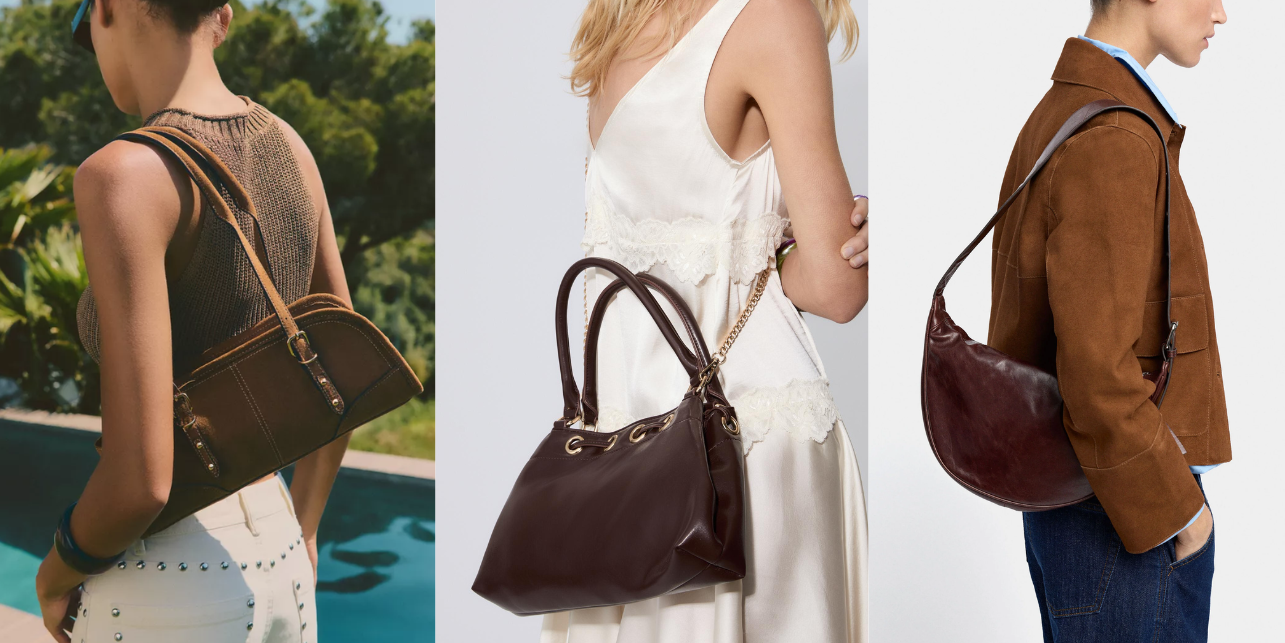 O castanho não se vai embora tão cedo. 10 malas versáteis e elegantes desde 12,99€