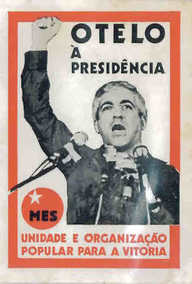 Otelo à presidência - cartaz de campanha de 1976