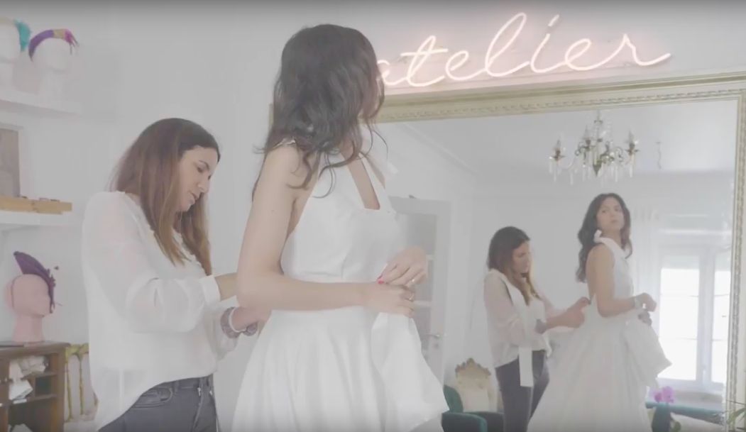 O segundo passo para a criação do meu vestido de noiva