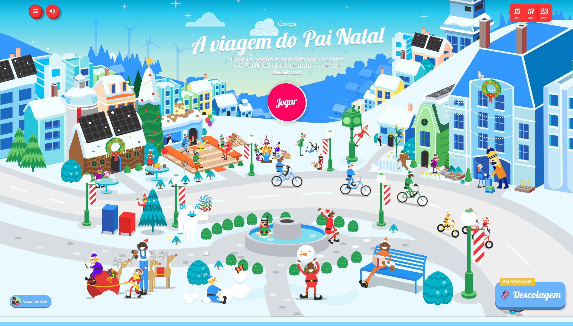 Google apresenta… “A Viagem do Pai Natal” - Site do dia - SAPO Tek