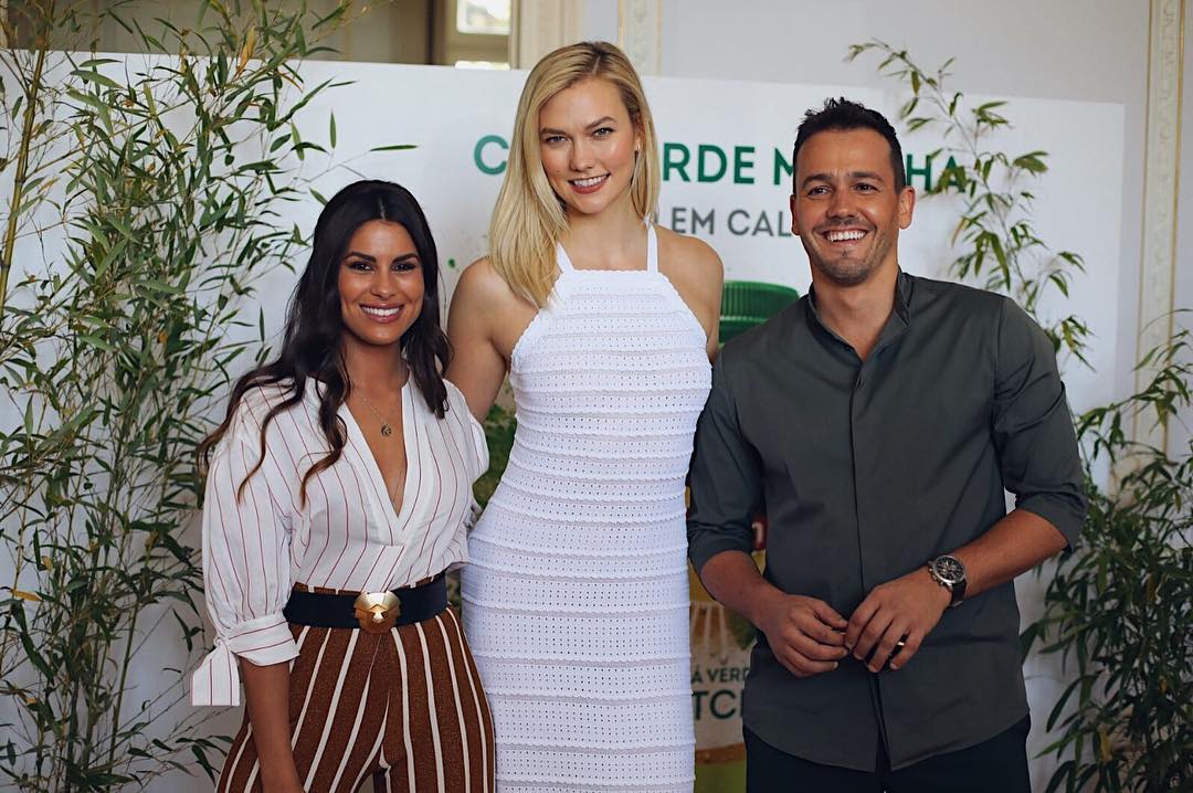 Karlie Kloss. Foi anjo da Victora’s Secret, é um génio informático e veio a Portugal dar a cara pelo novo Chá Verde Matcha da Lipton