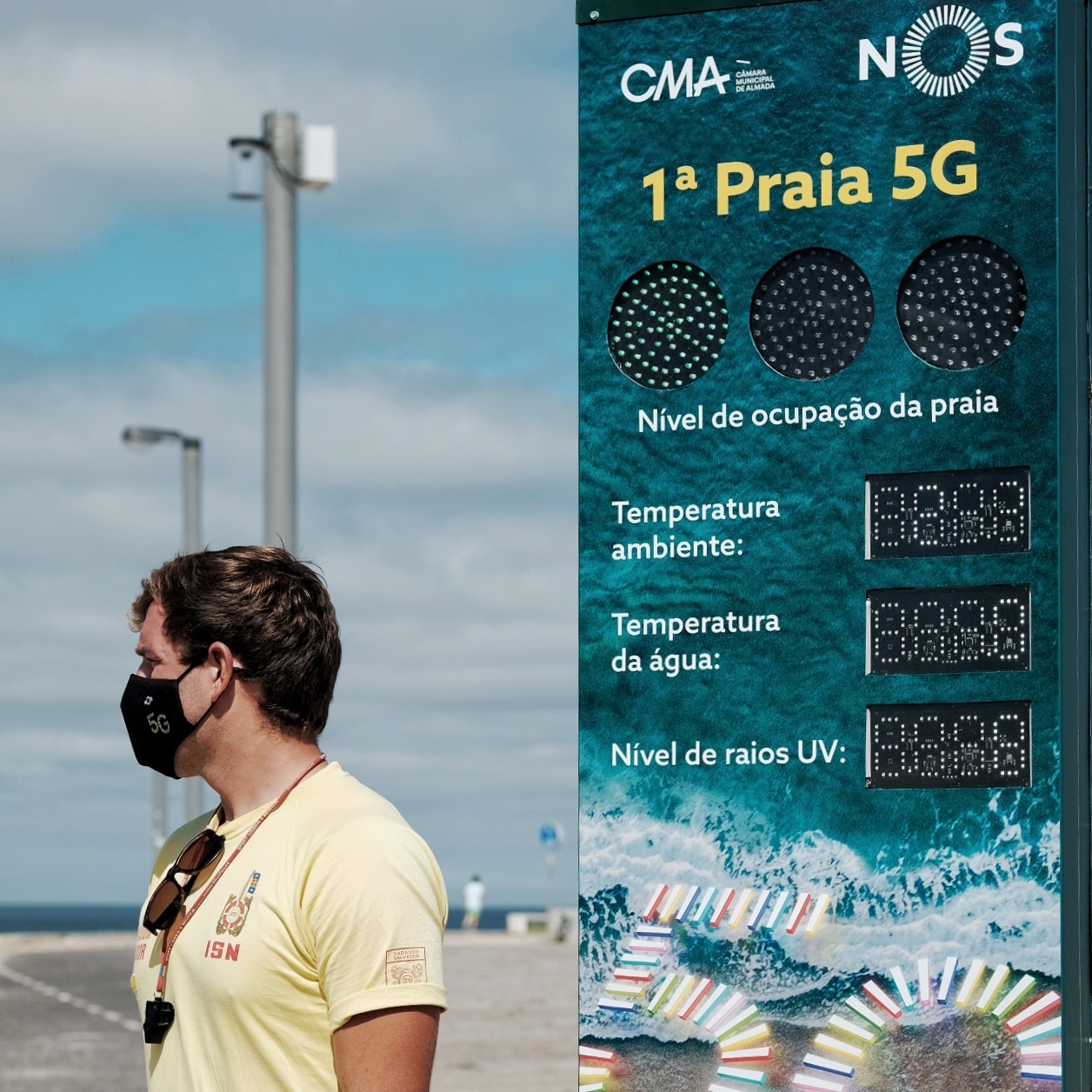 A primeira praia 5G em Portugal fica a menos de 30 minutos de Lisboa