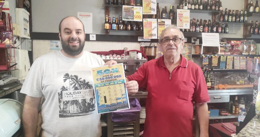 Raspadinha que custou 5€ deu prémio de 100 mil. A sorte grande saiu num café em Barcelos