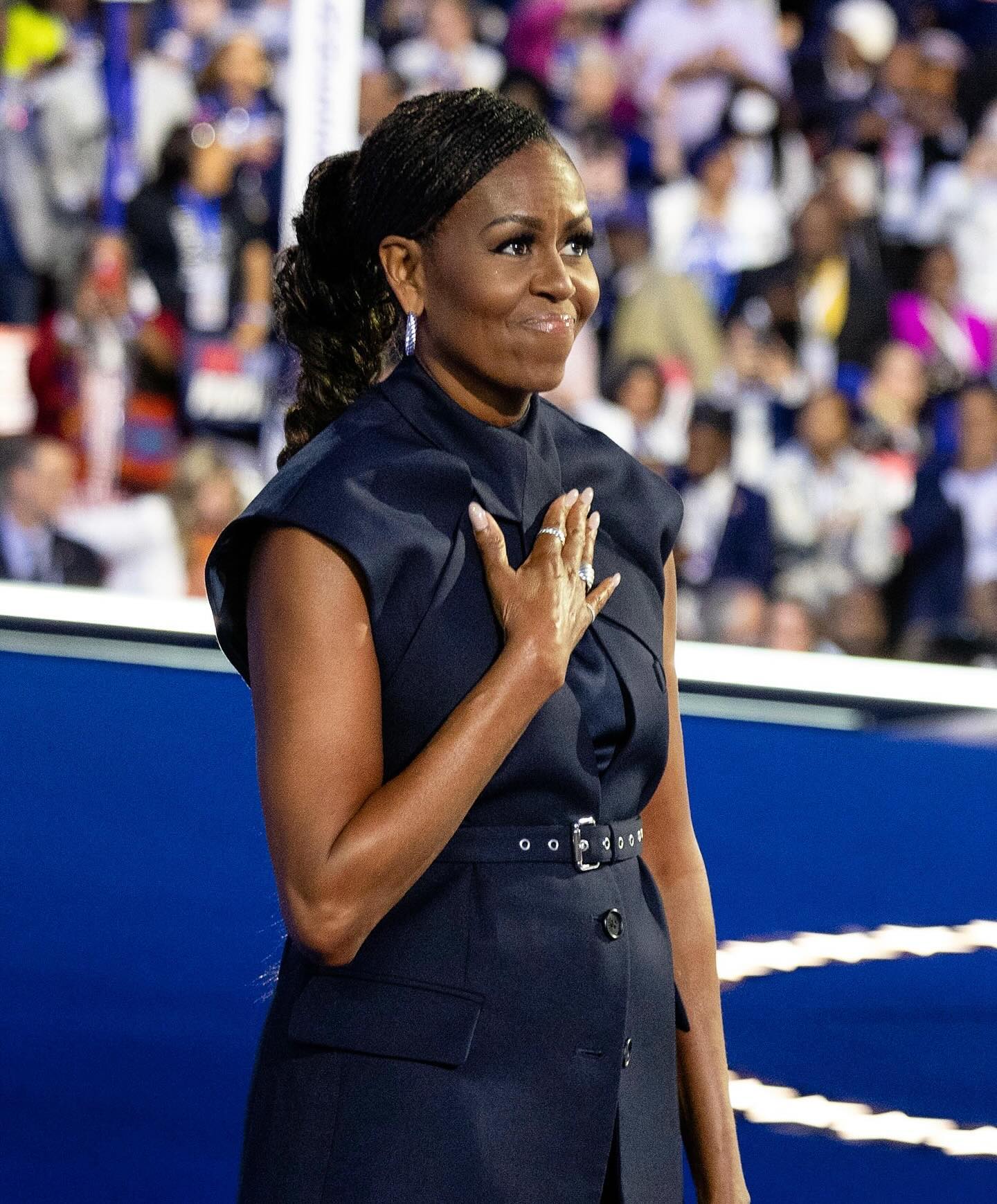 Nova silhueta de Michelle Obama levanta rumores para uso de Ozempic. Veja as fotos que estão a dar que falar