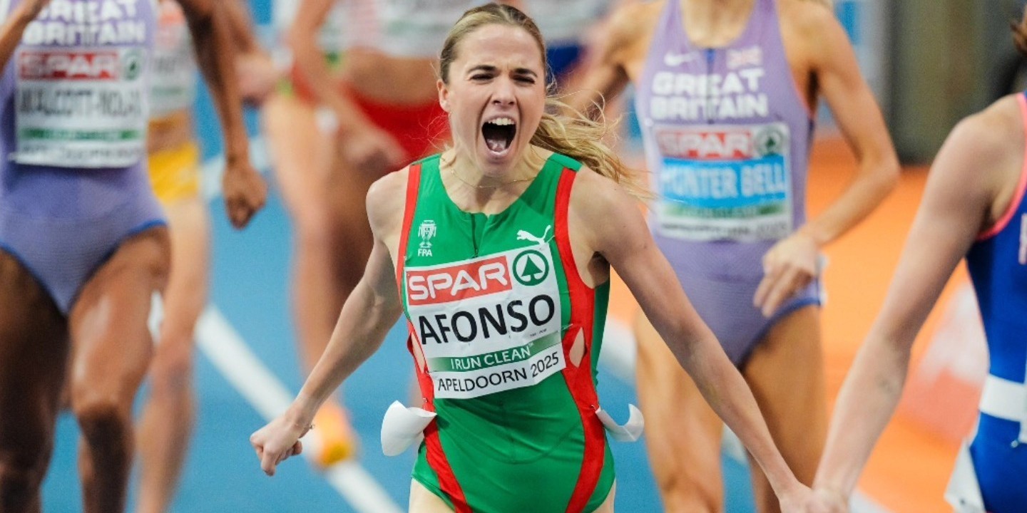 Salomé Afonso na final dos 1.500 metros dos Mundiais de Atletismo