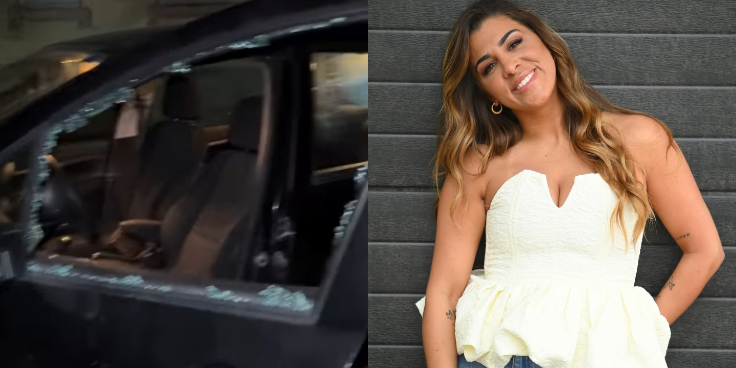 “Atrasados mentais”. Bailarina Daniela Santos mostra carro vandalizado em marchas populares