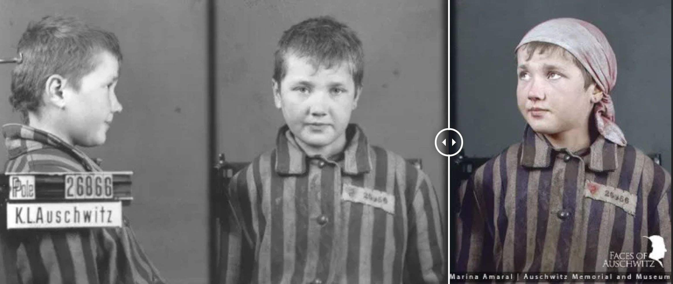 Esta artista dá vida e cor às imagens das vítimas do Holocausto