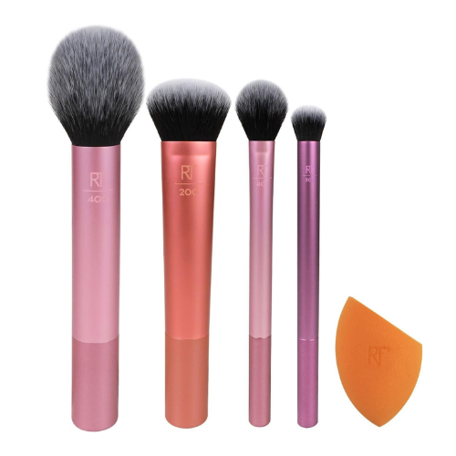 Real Techniques, Conjunto de Pincéis de Rosto e Esponja de Maquilhagem – Amazon