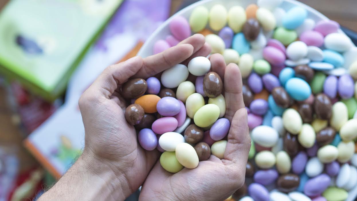 Quantas calorias têm as amêndoas de Páscoa do supermercado?