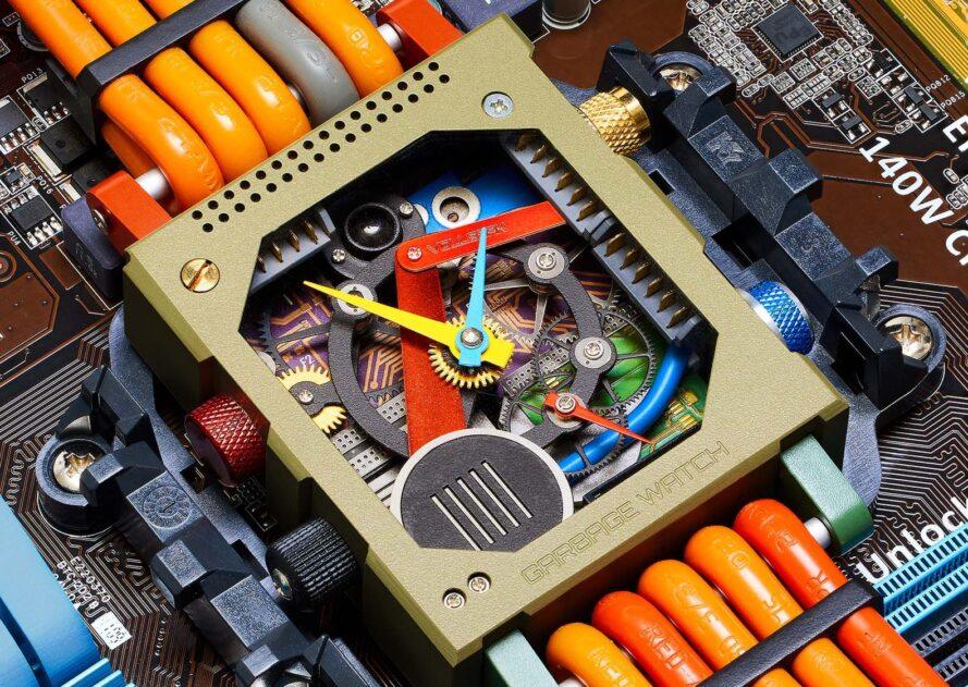 E se for possível transformar lixo num colorido relógio? Teremos um Garbage Watch