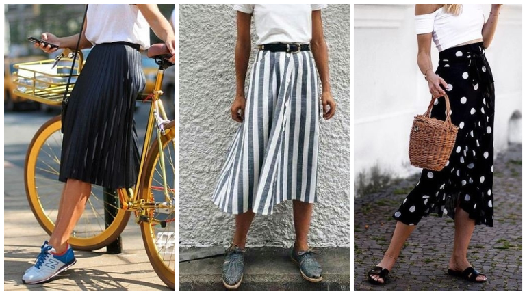 Saia Midi. O comprimento que a faz mais elegante