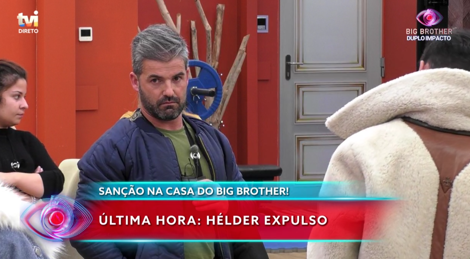 Hélder expulso do “Big Brother” após ter feito saudação nazi