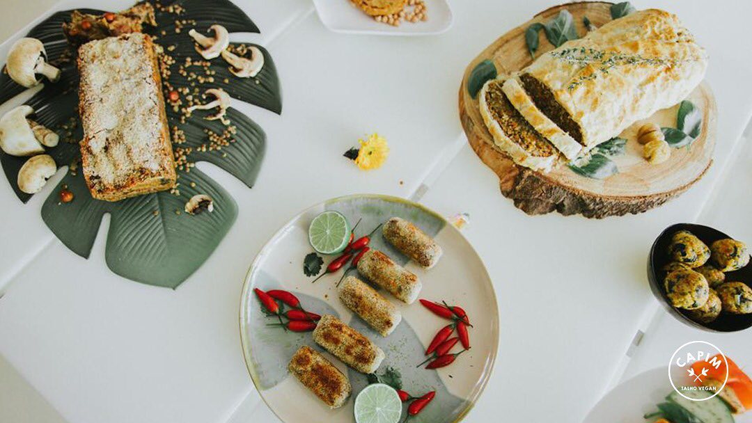 Capim. Deste talho vegan saem hamburgueres e croquetes feitos sem carne