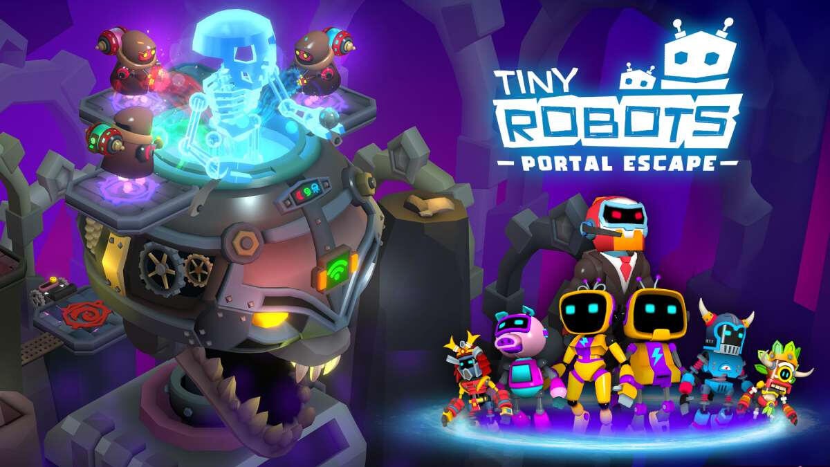 Tiny Robots: Portal Escape é um jogo com aventuras mecânicas e mistérios para desvendar
