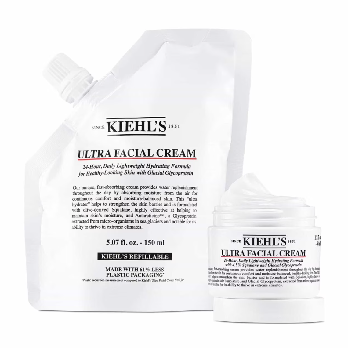Kiehl’s, Coffret Ultra Facial Refill Bundle Creme Hidrantante e Recarga