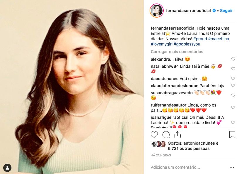 Filha de Fernanda Serrano já é modelo fotográfica aos 11 anos (e fez um trabalho com a mãe)