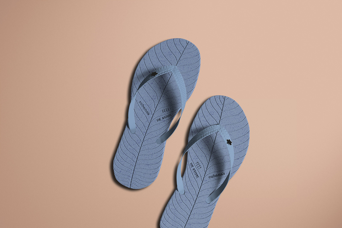 Os novos chinelos da Cubanas são feitos com “amor e fibra de coco” — e cheiram a baunilha