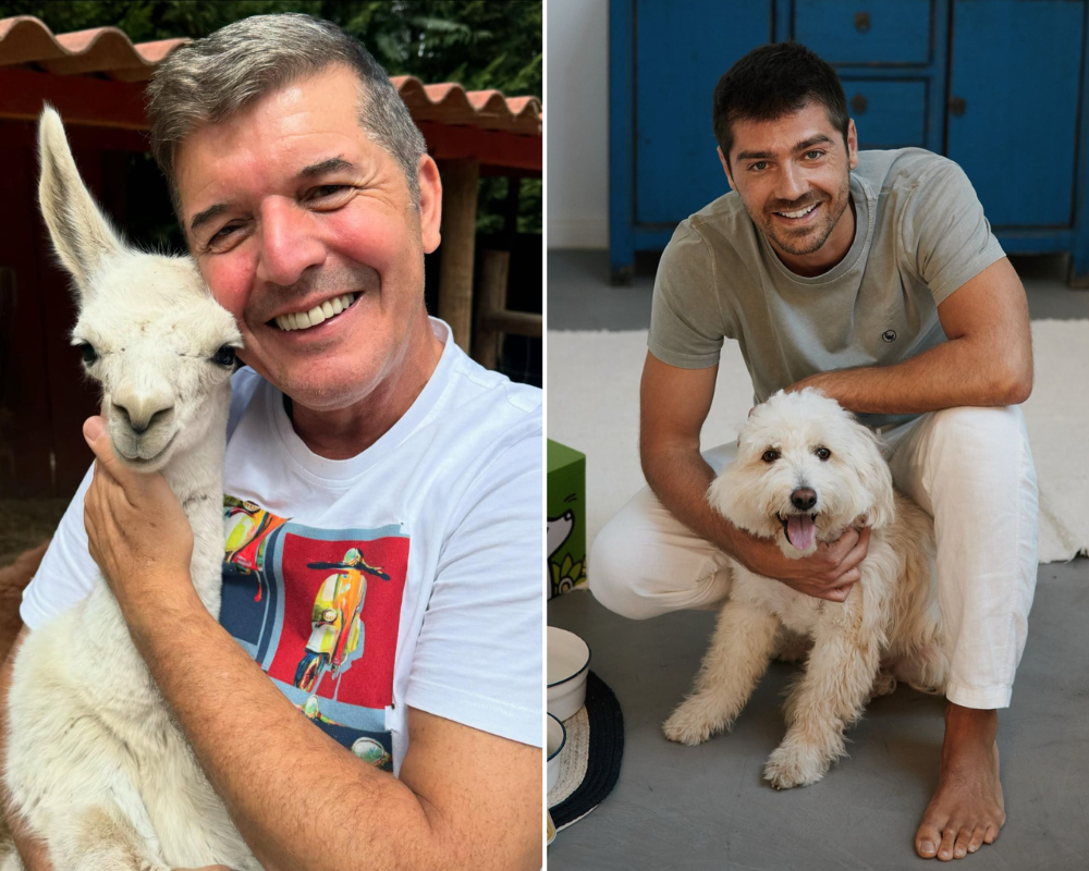 Não vai acreditar em quão fofos são os animais destes 13 famosos portugueses (sim, é Dia do Animal)