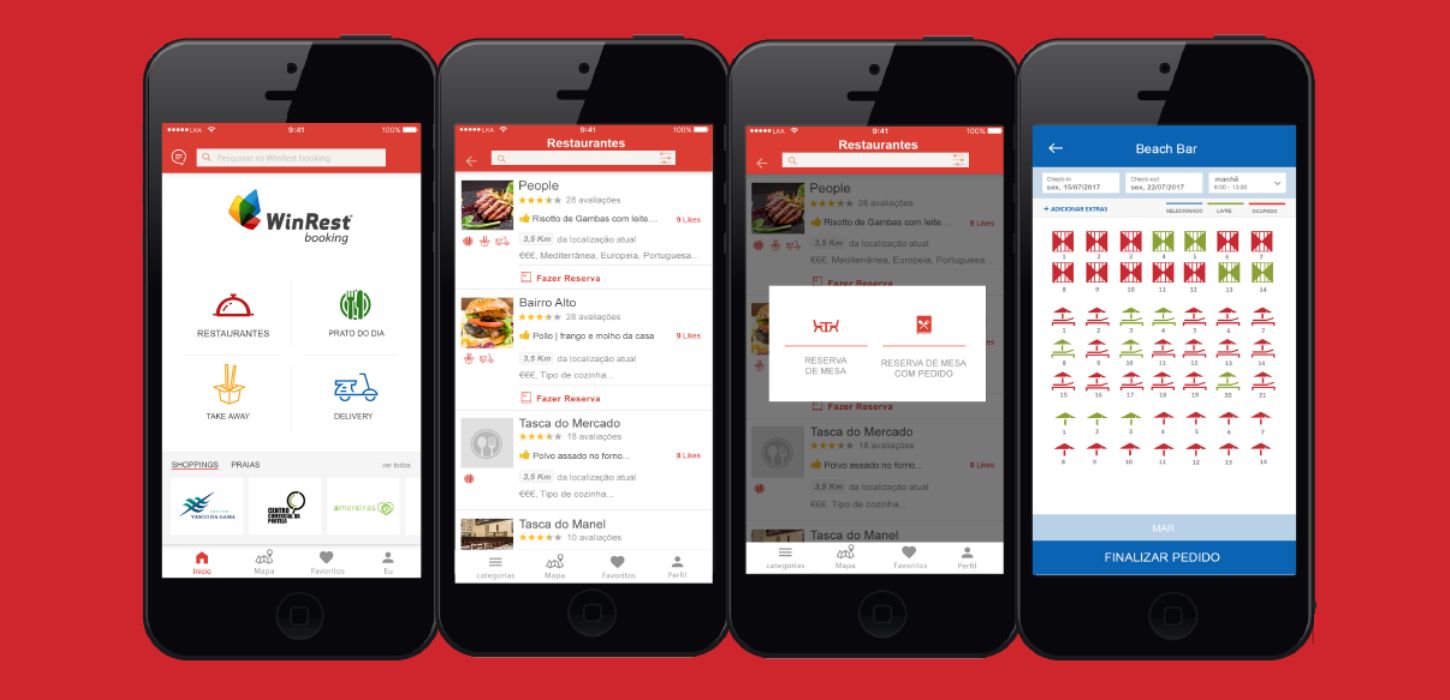 Há uma app portuguesa que o deixa reservar toldo e pedir comida na praia