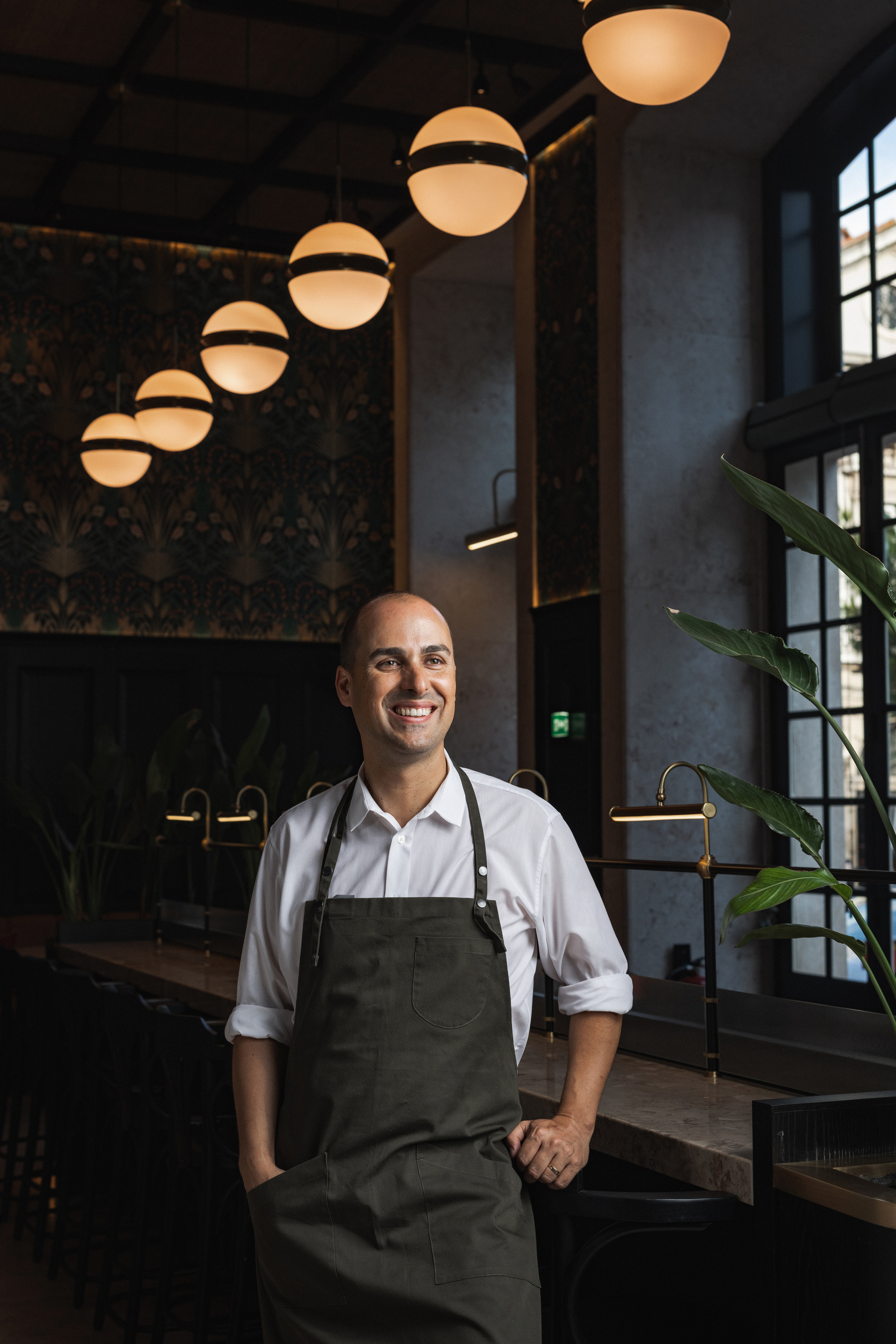 Bruno Rocha, o chef rebelde do Bairro Alto Hotel. “Eu não tenho buffet, não quero ouvir falar dessa palavra”