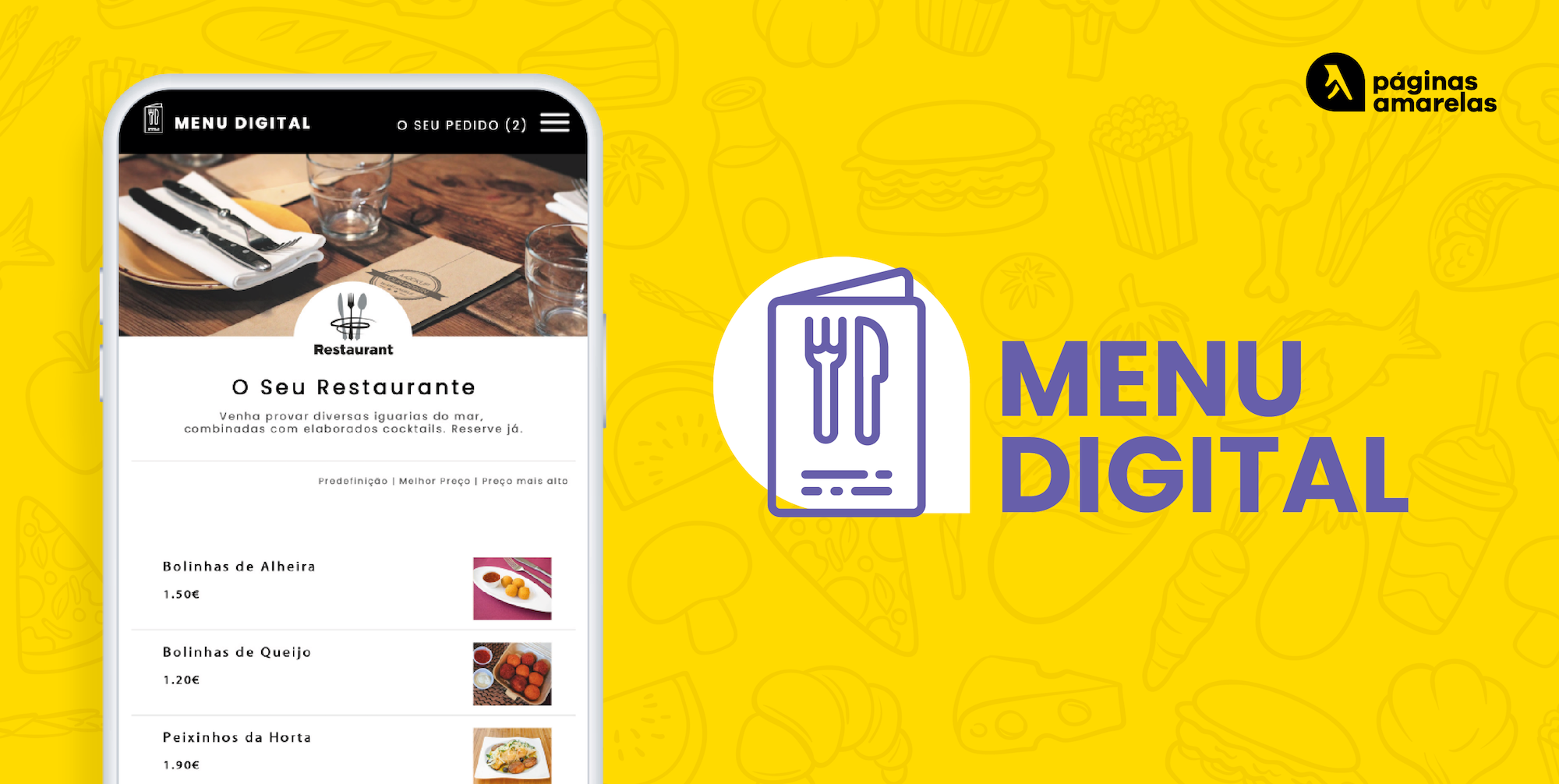 Menu Digital pretende ajudar os clientes a ganharem confiança no regresso aos restaurantes