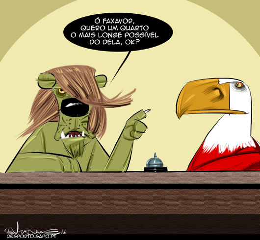 Leões e Águias nos Quartos