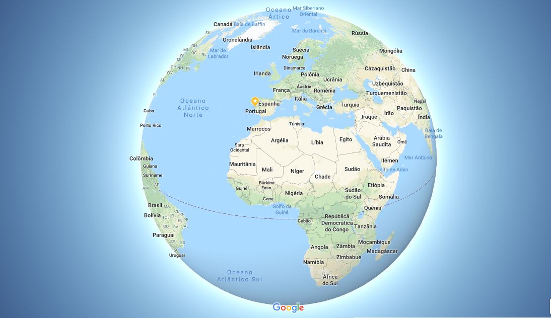 Google Maps já mostra uma Terra (bem) redonda
