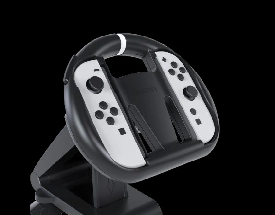 Primeiros acessórios da Switch 2 começam a ser apresentados. Um deles é um volante para Mario Kart