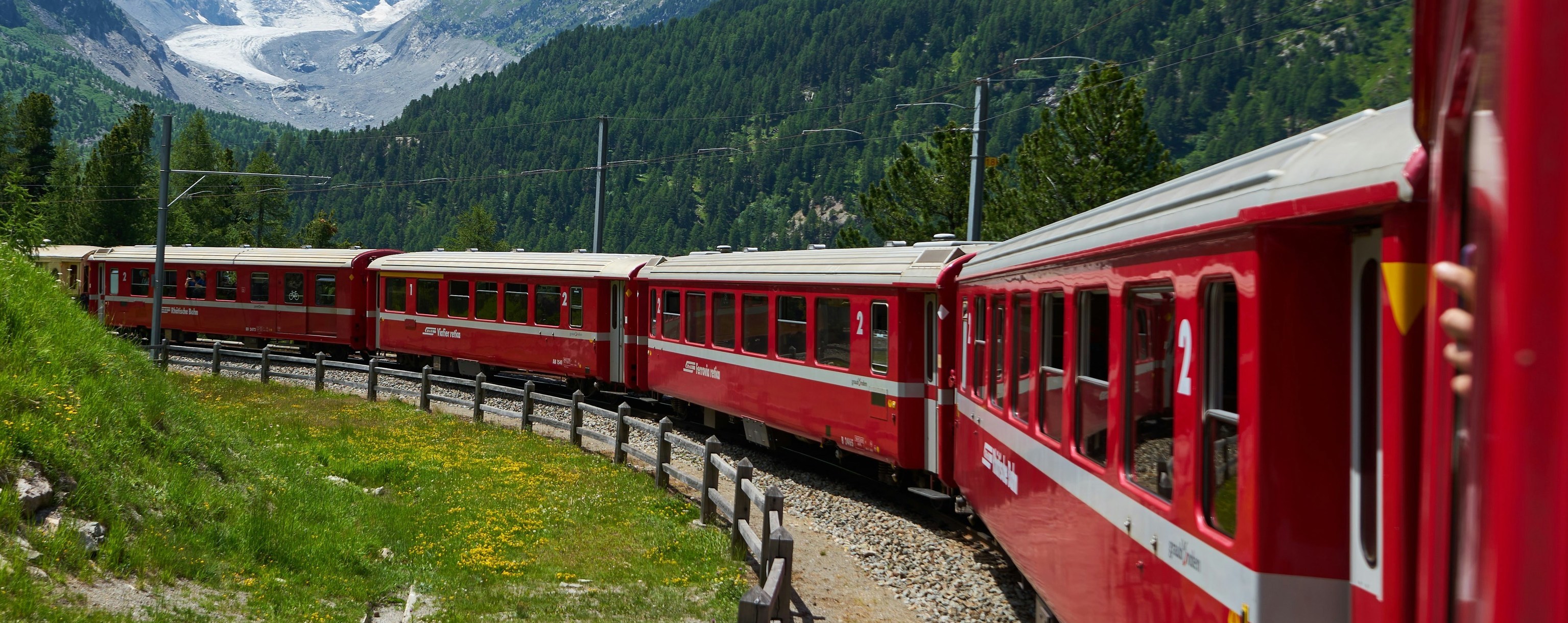 Suíça sobre carris: roteiro de cinco dias para descobrir o país de comboio