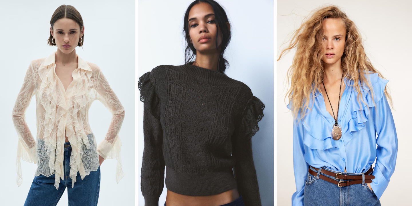 Vestidos, saias ou camisolas. 15 peças com folhos (desde 19,99€) para usar nesta estação