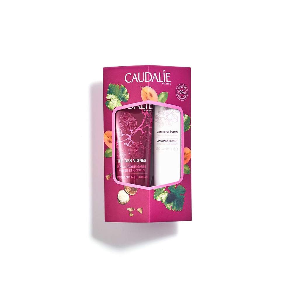 Caudalie, Mini-Coffret Thé des Vignes Creme Mãos + Bálsamo Labial