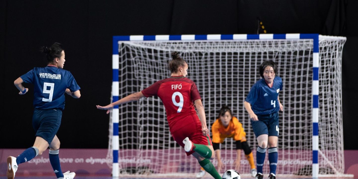 Seleção portuguesa feminina de futsal vence Itália em particular